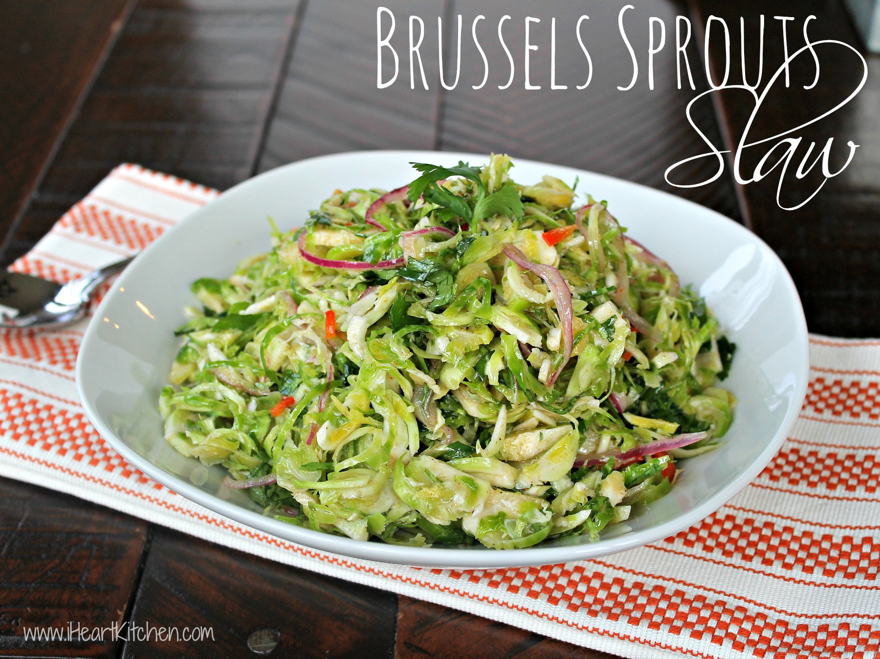 Brussels Sprouts Slaw-